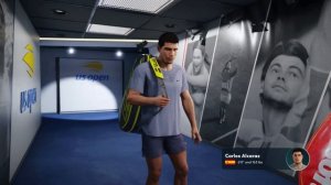Top Spin 2K25 - Carlos Alcaraz Vs Serena Williams US OPEN INTRODUCTION (PS5)