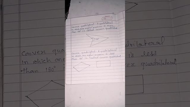 Convex and Concave Quadrilateral