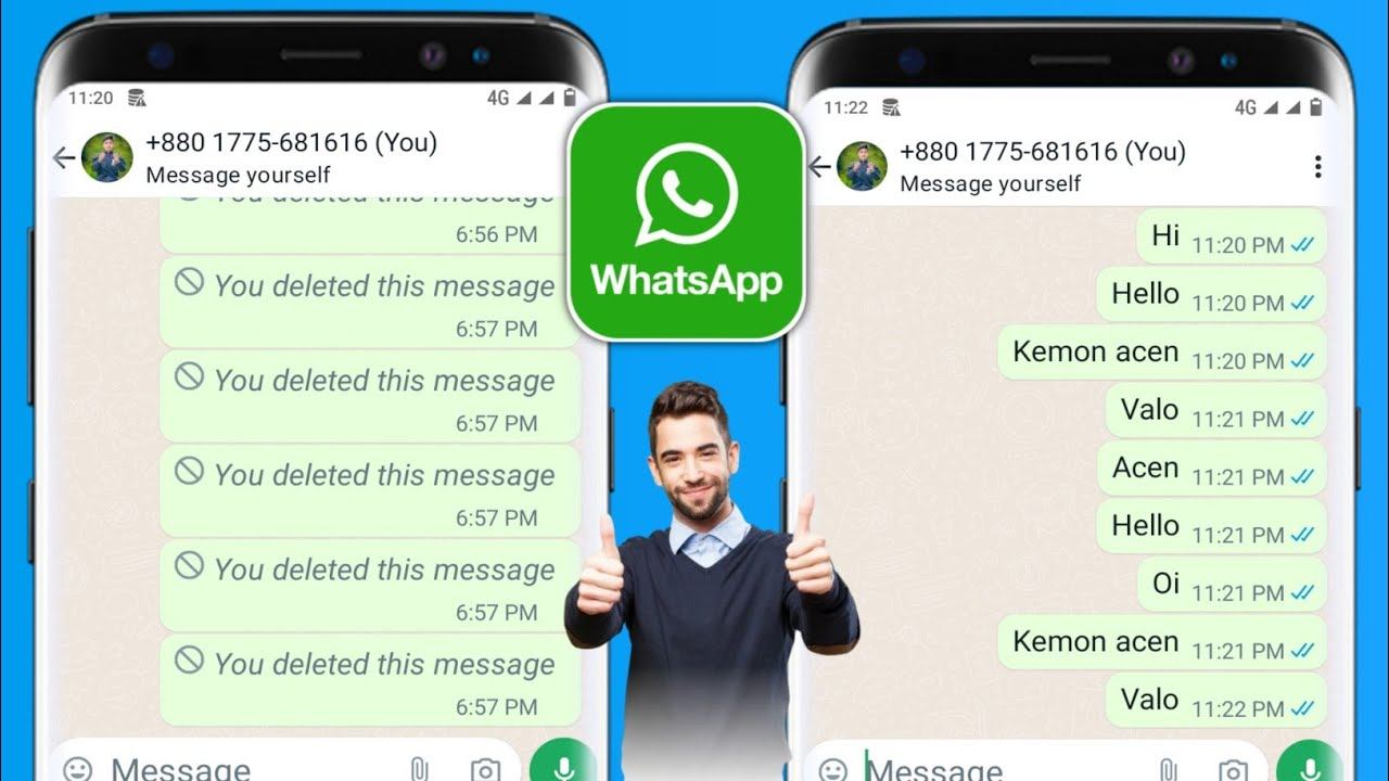 Как восстановить удаленные сообщения в WhatsApp (2024)  Восстановление удаленных сообщений WhatsApp