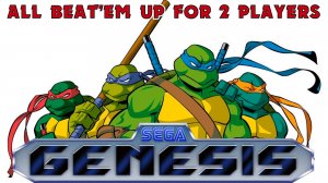 ALL BEAT'EM UP FOR 2 PLAYERS SEGA MEGA DRIVE/GENESIS