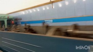 Поезд-призрак-пикап в Питерском метро. Станция Сенная Площадь.