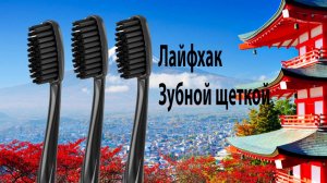 Лайфхак зубной щеткой