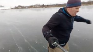 Коньки болотные. Соповские карьеры. Дикий чистый лёд