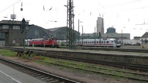 BR 363 + 218 mit IC & IC 2154 Ein/Ausfahrt in Leipzig Hbf