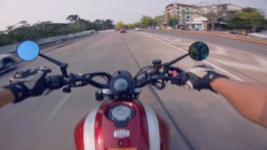 Riding in Thailand Yamaha XSR700 RAW Sound Onboard (NO DB KILLER)