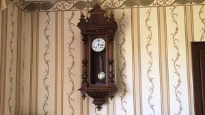 Старинные настенные часы Lenzkirch