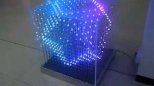 3D LED RGB Arduino Cube 16x16x16