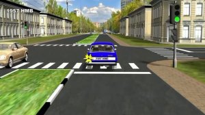 Полный видеокурс ПДД. Проезд перекрёстков. Часть 2.