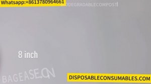 100% Compostable 10 Inch Paper Plates, Heavy Duty Paper Plates, Disposable Biodegradable Eco-Friendl