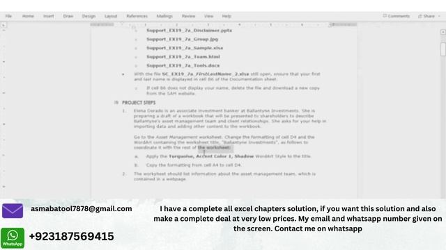 New Perspective Excel | Excel 2019 Module7 Sam Project1a