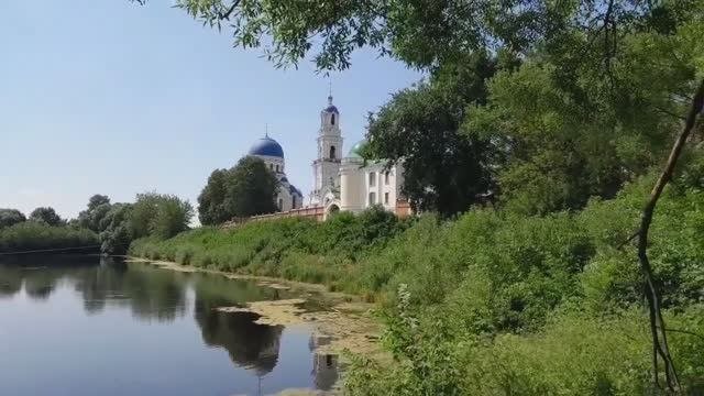 Каскадные пруды за монастырем на речке Вепрейка. Свято-Тихонова пустынь