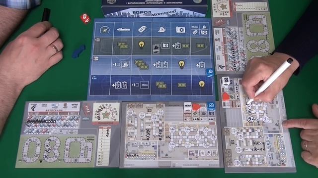 479 ГОРОД МОТОРОВ I Играем в настольную игру. Motor City board game. смотреть онлайн