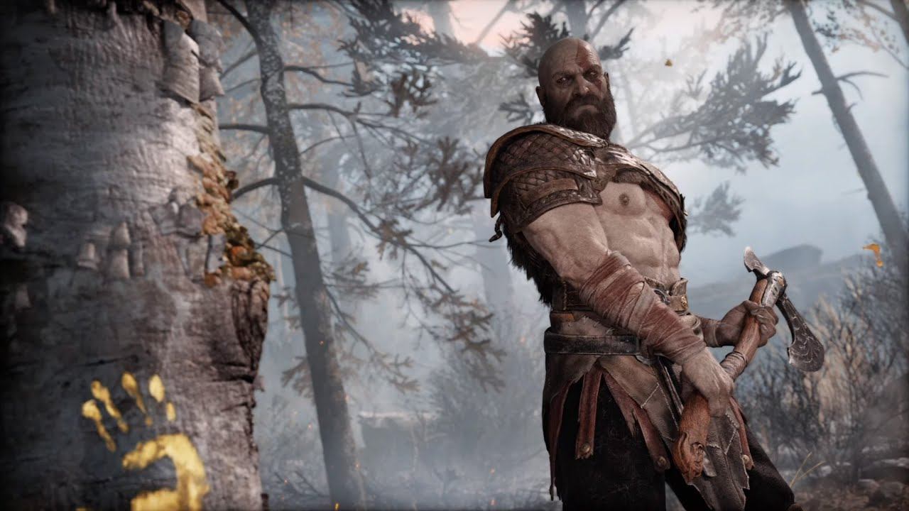 Kratos taglia lalbero - God of War ITA