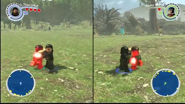 Tasu Leach vs. Sabine Wren on Takodana in Lego Star Wars: The Force Awakens смотреть онлайн