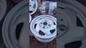 Покраска дисков от автомобиля Москвич 2141 ФРЕЗА