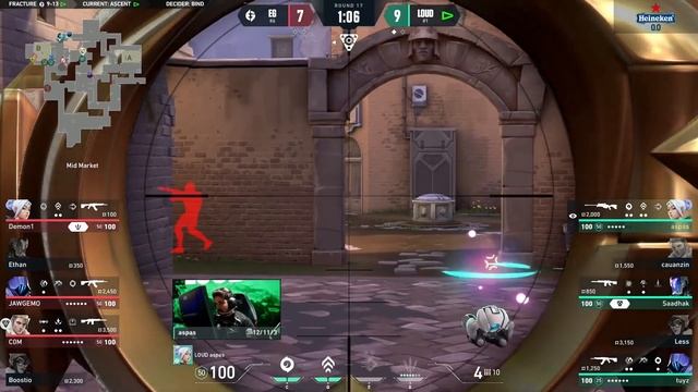 WINNER TO GRAND FINAL!! LOUD vs Evil Geniuses - HIGHLIGHTS | VALORANT Champions : Americas League
