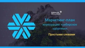 Маркетинг план Siberian Wellness Сибирское Здоровье