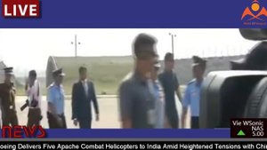 Boeing Delivers Five Apache Combat Helicopters to India Amid Heightened Tensions with China