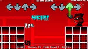 FNF Geometry Dash | Fire In The Hole & Easy, Normal, Hard, Insane, Demon (Geometry Dash Compilation