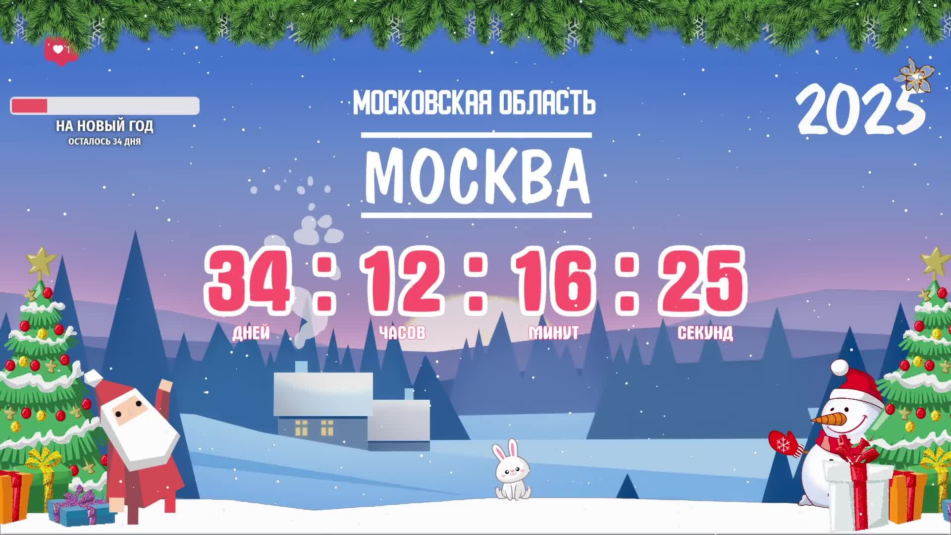 ОТСЧЕТ ДО НОВОГО 2025 ГОДА🎄НОВОГОДНЯЯ МУЗЫКА🎧
