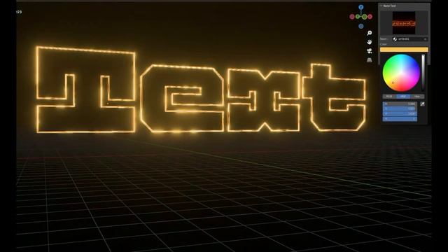 How to Make a Neon Sign in Blender 3.3 Neon Text Addon - Blender Addon