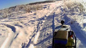 Мотобуксировщик Щукарь 380, испытание по снегу.27.11.2024 г.