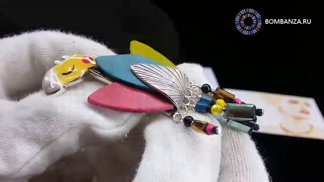 👍 👉 Брошь Taratata, chloe, мульти, TT-E18-03204-10M. Элитная бижутерия из Франции