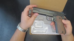Airsoft Gun C.8 Colt 1911 Classic — спринговый металлический пистолет для страйкбола / пневматики