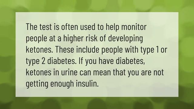Does ketones in urine always mean diabetes? смотреть онлайн