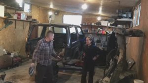 Снятие кузова Паджеро2 коротыш, вдвоём.