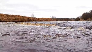 Звуки природы, шум воды, река Тосно.
