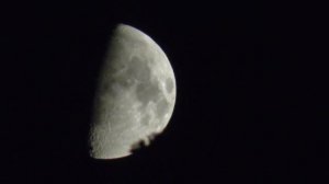 Луна тест таймлапс 1s  видеокамера panasonic v510