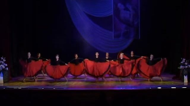 Танцевальная студия Ритм. Концерт ко дню рождения студии. 2013г.Испанский танец. смотреть онлайн