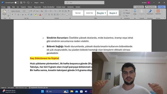 Creatine Nedir Nasıl Kullanılır ? Creatine Saç Döküyor ?!? смотреть онлайн