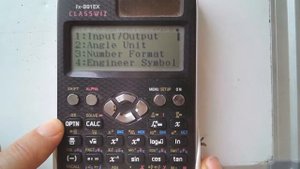 Casio fx 991EX Scientific Calculator - Changing between fraction types