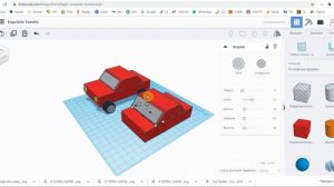 делаем машину в tinkercad