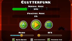 как включить проценты в Geometry Dash