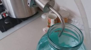 Первая перегонка на аппарате WEIN 4