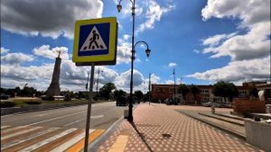 город Гусев Калининградская область. Путешествие продолжается. Прогулка по городу.