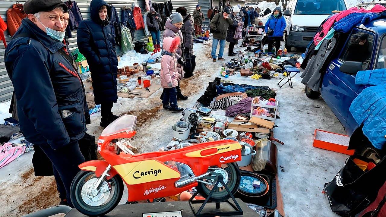 Последняя Барахолка до роста цен на всё! Блошиный рынок на Удельной Санкт-Петербург / Уделка