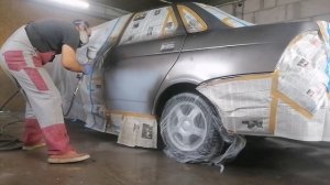 Покраска своими руками, Красим приору в три слоя лака