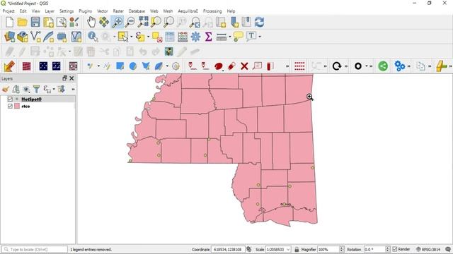 (NO MUSIC) QGIS Basic #106: CSV Point Data to Polygon and Lines to polygon