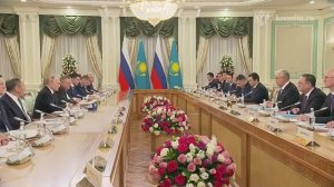 Владимир Путин. Российско-казахстанские переговоры 27 ноября 2024 года.