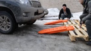 Испытание сэнд-трака на прочность