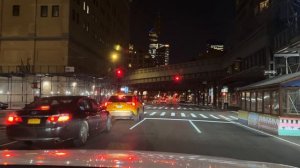 🇺🇸 Нью-Йорк, США - поездка по ночному городу (2024)