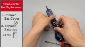 Tempo 200EP Battery Replacement - 60 Seconds or Less - Simple, Easy, Fast