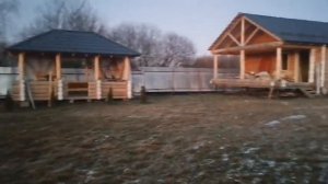 2023 Ноябрь. 6х6 + с терраса 2 метра, в чашу и 4х6 беседка с вальмовой крышей
