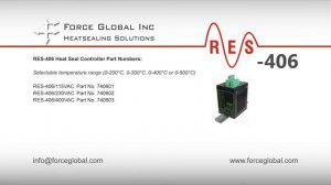 ROPEX America RES-406 Resistron Impulse Heat Seal Controller