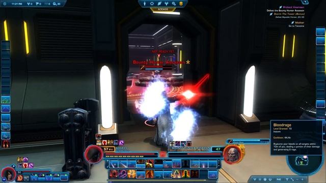 SWTOR: Sith Warrior Dark Side Ending with Eradicator Armor смотреть онлайн