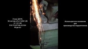 Определение марки стали по искре